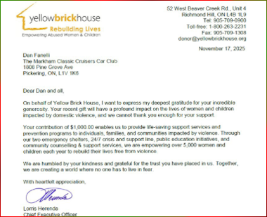 Yellow Brick House | Markham Stouffville Cruisers